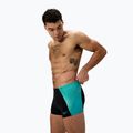 Pánské plavecké boxerky Speedo Endurance+ MAX Splice Aquashort black/turquoise gem 4
