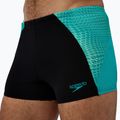 Pánské plavecké boxerky Speedo Endurance+ MAX Splice Aquashort black/turquoise gem 5
