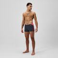 Pánské plavecké boxerky Speedo Hyper Boom Splice grey lead/neon coral 2