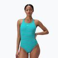 Dámské jednodílné plavky Speedo Eco Endurance+ Printed Medalist turquoise gem