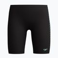 Dětské plavecké jammery Speedo Plastisol Placement Jammer black/alfalfa green