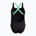 Dětské jednodílné plavky Speedo Allover Pwerbackback black/alfalfa green 2