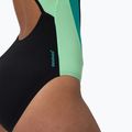 Dámské jednodílné plavky Speedo High Neck Splice Cross Back turquoise gem 7