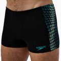 Pánské plavecké boxerky Speedo Endurance+ Tech Panel Aquashort black/turquoise gem 5