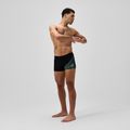 Pánské plavecké boxerky Speedo Medley Logo Aquashort black/alfalfa green 2