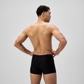 Pánské plavecké boxerky Speedo Medley Logo Aquashort black/neon coral 3