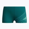 Dětské plavecké boxerky Speedo Medley Logo Aquashort deep emerald/alfalfa green