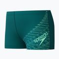 Dětské plavecké boxerky Speedo Medley Logo Aquashort deep emerald/alfalfa green 3