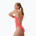 Dámské jednodílné plavky Speedo FL Solid V-Back neon coral 3
