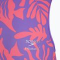 Dámské jednodílné plavky Speedo FL Printed Web Back coral cluster/indigo glow 3