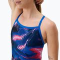 Dámské jednodílné plavky Speedo FL Printed Turnback electro static/lagoon blue 4