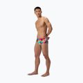 Pánské plavecké boxerky Speedo Printed 13.5 cm Brief prismatic paradise/ruby 2