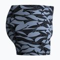Pánské plavecké boxerky Speedo Print Beachstar Square Leg Anthracite/Coin Grey 8