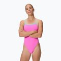 Dámské jednodílné plavky Speedo FL Solid V-Back 2.0 neon flamingo