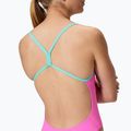 Dámské jednodílné plavky Speedo FL Solid V-Back 2.0 neon flamingo 4