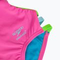 Dámské jednodílné plavky Speedo Solid Tri neon flamingo 3
