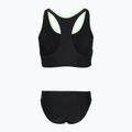 Dvoudílné dámské plavky Speedo Placement Raceback 2pc anthracite/clover 2