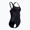 Dámské jednodílné plavky Speedo Placement Muscleback anthracite/clover 7