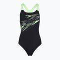 Dámské jednodílné plavky Speedo Medley Logo Medalist anthracite/clover