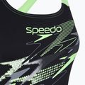 Dámské jednodílné plavky Speedo Medley Logo Medalist anthracite/clover 3