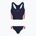 Dámské jednodílné plavky Speedo Colourblock Splice 2.0 peacoat/pink