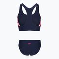 Dámské jednodílné plavky Speedo Colourblock Splice 2.0 peacoat/pink 2