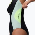 Dámské jednodílné plavky Speedo Ocean Flex Zip black/pale clover 5