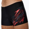 Pánské plavecké boxerky Speedo Medley Logo Aquashort anthracite/hrr 5