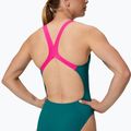 Dámské jednodílné plavky Speedo Solid Powerback peacock 4