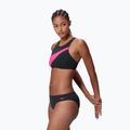 Dámské dvoudílné plavky Speedo Hyperboom Butterfly Back anthracite/margarita pink 3