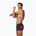 Pánské plavecké boxerky Speedo Hyperboom Aquashort anthracite/high risk red 3