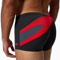 Pánské plavecké boxerky Speedo Hyperboom Aquashort anthracite/high risk red 5