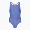 Dětské jednodílné plavky Speedo Stripe Print Medalist periwinkle blue