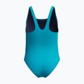 Dětské jednodílné plavky Speedo Hyperboom Butterfly Back mayan blue/margarita pink 2