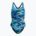 Dámské jednodílné plavky Speedo Hyperboom Print Medalist peacoat 6