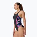 Dámské jednodílné plavky Speedo Hyperboom Splice Muscleback anthracite/margarita pink 3