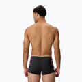 Plavecké boxerky Speedo Hyperboom Splice Aquashort anthracite/high risk red 2