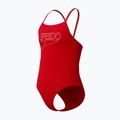Dětské jednodílné plavky Speedo Endurance+ Logo Thinstrap High Risk Red 3