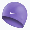 Dětská plavecká čepice Nike Solid Silicone fialová TESS0106-505 2