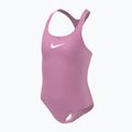 Dětské jednodílné plavky Nike Essential Racerback růžové NESSB711-670 4