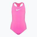 Dětské jednodílné plavky Nike Essential Racerback růžové NESSB711-670