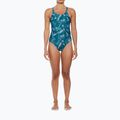 Dámské jednodílné plavky Nike Hydrastrong Multi Print Fastback mineral teal 5