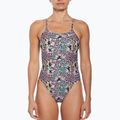 Dámské jednodílné plavky Nike Hydrastrong Multi Print pink bloom 4