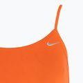 Dámské jednodílné plavky  Nike Lace Up Tie Back total orange 3