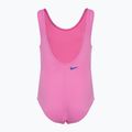 Dětské jednodílné plavky  Nike Multi Logo U-Back playful pink 2