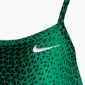 Dámské jednodílné plavky  Nike Hydrastrong Delta Racerback court green 3