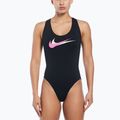 Dámské jednodílné plavky  Nike Multi Logo Crossback black