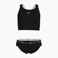 Dětské dvoudílné plavky Nike Logo Tape Crossback Midkini black