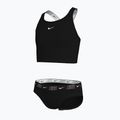 Dětské dvoudílné plavky Nike Logo Tape Crossback Midkini black 3