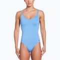 Dámské jednodílné plavky Nike Essential V-Neck university blue 4